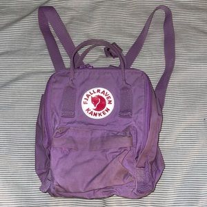 purple mini backpack